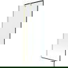 Mexen Next paravan de baie 1-canat 70 x 150 cm, model negru, auriu periat - 895-070-000-00-70-55