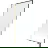 Mexen Next paravan de cadă 1-canat 90 x 150 cm, model negru, auriu periat - 895-090-000-00-70-55