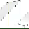 Mexen Next paravan cadă 1-panou 100 x 150 cm, model negru, auriu periat - 895-100-000-00-70-55