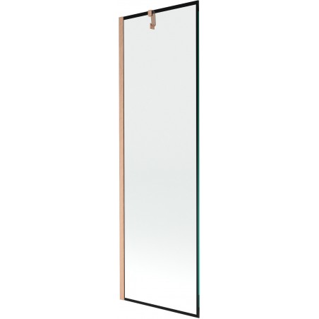 Mexen Next paravan cadă cu un singur panou 60 x 150 cm, model negru, cupru periat - 895-060-000-00-70-65
