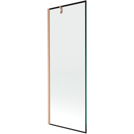 Paravan cadă 1-foaie Mexen Next 70 x 150 cm, model negru, cupru periat - 895-070-000-00-70-65