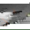 Mexen Next egyszárnyú kádparaván 80 x 150 cm, fekete minta, kefeeltávolított réz - 895-080-000-00-70-65