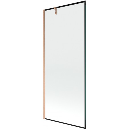 Mexen Next paravan de baie 1-canat 80 x 150 cm, model negru, cupru periat - 895-080-000-00-70-65