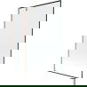 Mexen Next 1-szárnyas fürdőszobai paraván 100 x 150 cm, fekete minta, csiszolt réz - 895-100-000-00-70-65