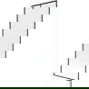 Paravan cadă Mexen Next, 1-panel, 70 x 150 cm, model negru, finisaj gri metalic periat - 895-070-000-00-70-66