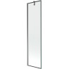 Mexen Next paravan cadă 1-batant 50 x 150 cm, ramă neagră, gun metal - 895-050-000-00-70-95