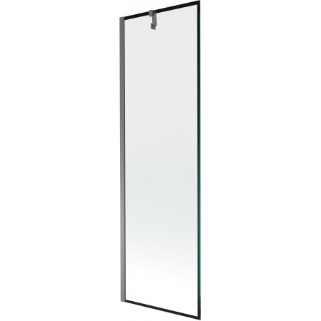 Mexen Next paravan cadă cu 1 canat 60 x 150 cm, ramă neagră, metal pistol - 895-060-000-00-70-95