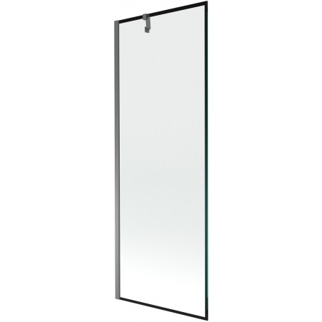 Mexen Next egyajtós kádparaván 70 x 150 cm, fekete minta, gun metal - 895-070-000-00-70-95