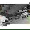 Mexen Next egyoldalas kádparaván 90 x 150 cm, fekete minta, fegyverfém - 895-090-000-00-70-95
