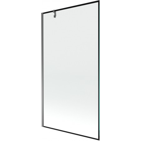 Mexen Next paravan de cadă 1-canat 100 x 150 cm, model negru, gun metal - 895-100-000-00-70-95