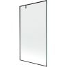 Mexen Next paravan de cadă 1-canat 100 x 150 cm, model negru, gun metal - 895-100-000-00-70-95