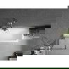 Paravan cadă Mexen Next cu 1 canat, 60 x 150 cm, model negru, nichel periat - 895-060-000-00-70-97