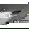 Mexen Next paravan de cadă 1-foi 70 x 150 cm, model negru, nichel periat - 895-070-000-00-70-97