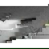 Mexen Next paravan cadă 1-canată 80 x 150 cm, model negru, nichel periat - 895-080-000-00-70-97