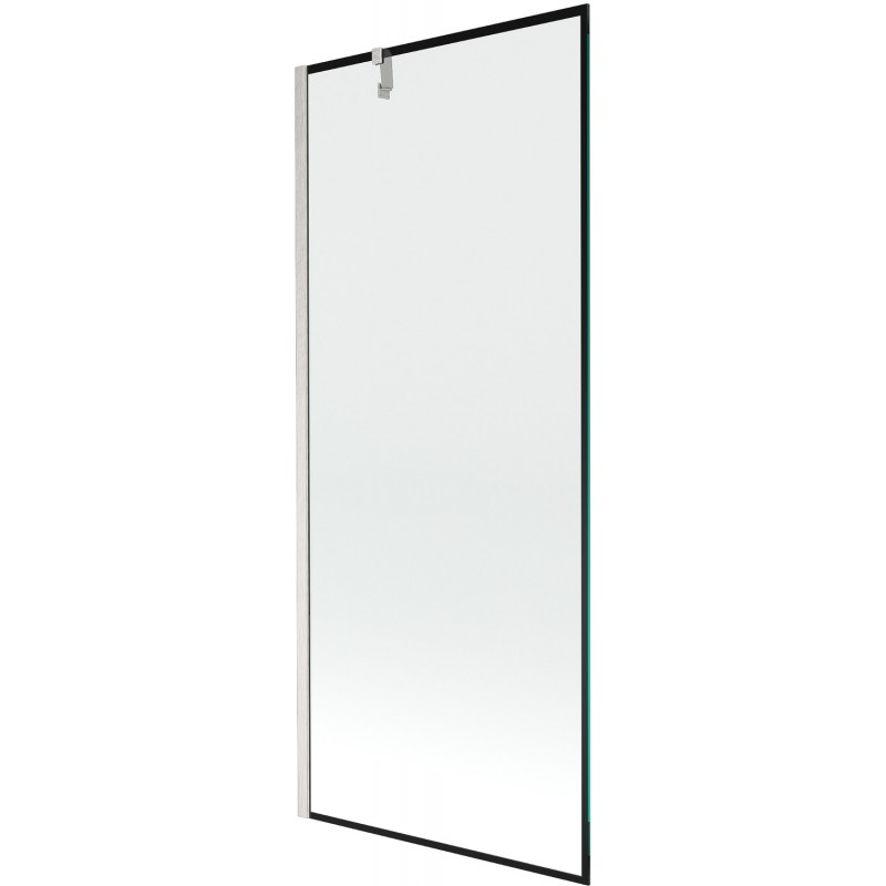 Mexen Next paravan cadă 1-canată 80 x 150 cm, model negru, nichel periat - 895-080-000-00-70-97