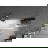Mexen Next egyajtós fürdőkádparaván 80 x 150 cm, fekete minta, sörtézett vörösréz - 895-080-000-00-77-65