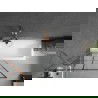 Mexen Next paravan pentru cadă cu 1 canat 90 x 150 cm, model negru, cupru periat - 895-090-000-00-77-65