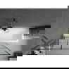 Paravan de baie Mexen Next, 1-panou, 100 x 150 cm, model negru, gri pistol periat - 895-100-000-00-77-66
