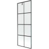 Mexen Next paravan cadă cu 1 aripă 70 x 150 cm, model negru, metal armat - 895-070-000-00-77-95