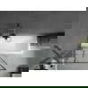 Mexen Next paravan de cadă 1-canat 90 x 150 cm, model negru, gun metal - 895-090-000-00-77-95