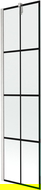 Mexen Next paravan de baie 1-canat 50 x 150 cm, model negru, nichel periat - 895-050-000-00-77-97