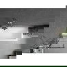 Mexen Next paravan cadă 1-canat 60 x 150 cm, model negru, nichel periat - 895-060-000-00-77-97