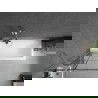 Mexen Next paravan de cadă cu 1 panou 70 x 150 cm, model negru, nichel periat - 895-070-000-00-77-97