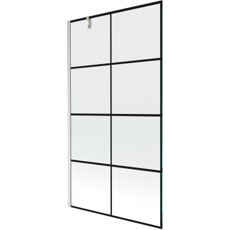 Mexen Next paravan de baie cu un singur panou 100 x 150 cm, model negru, nichel periat - 895-100-000-00-77-97