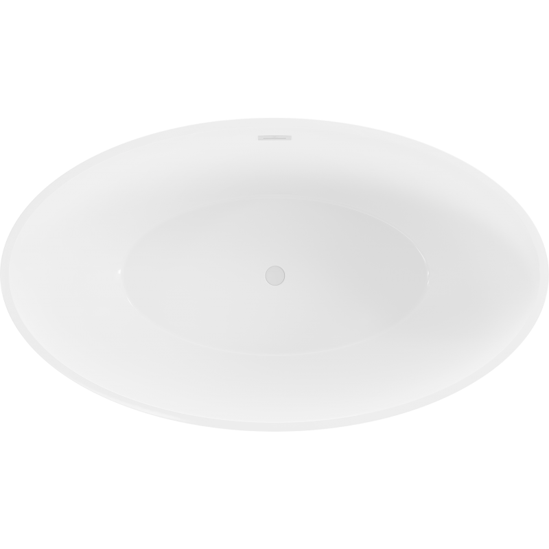 Mexen Nike cadă freestanding 175 x 100 cm, albă, preaplin alb - 54071751000-20