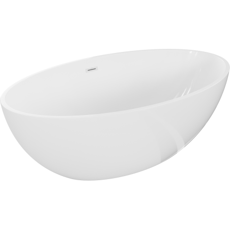 Mexen Nike cadă freestanding 175 x 100 cm, alb, preaplin alb - 54071751000-20