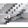 Mexen Nike cadă freestanding 175 x 100 cm, alb, preaplin alb - 54071751000-20