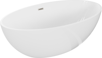 Cada Nike căzi independente 175 x 100 cm, alb, cu scurgere din nichel periat - 54071751000-97