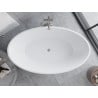 Cada Nike căzi independente 175 x 100 cm, alb, cu scurgere din nichel periat - 54071751000-97