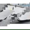 Cada Nike cadă independentă 175 x 100 cm, alb/negru, deversare aurie - 54071751075-50