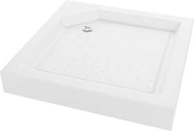 Brodzik pătrat Mexen Rio 90 x 90 cm, alb - 45109090