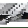 Cada Nike cadă freestanding 175 x 100 cm, alb/negru, preaplin gun metal - 54071751075-95