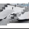 Cada Nike cadă freestanding 175 x 100 cm, alb/negru, preaplin gun metal - 54071751075-95