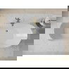 Mexen Roxy szabadon álló fürdőkádt 180 x 85 cm, fehér, arany lefolyó - 51201808500-50