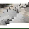 Mexen Roxy cada liberă 180 x 85 cm, alb, suprafață neagră - 51201808500-70