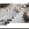 Mexen Roxy szabadon álló kád 180 x 85 cm, fehér/fekete, arany kefélt - 51201808575-55