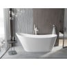 Mexen Alta cadă freestanding 170 x 75 cm, alb, scurgere albă - 52141707500-20