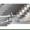 Cada Alta cadă liberă 170 x 75 cm, albă, overflow aur roz - 52141707500-60