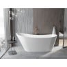Mexen Alta szabadonálló kád 170 x 75 cm, fehér, brushed bronz túlfolyó - 52141707500-65
