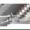 Mexen Alta cadaș liber 170 x 75 cm, alb, evacuare gri - 52141707500-66