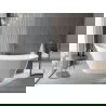 Mexen Alta cada liberă 170 x 75 cm, alb, descarcă gun metal - 52141707500-95