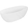 Mexen Torino szabadon álló kád konglomerátumból 155 x 78 cm, fényes fehér - 57271557810