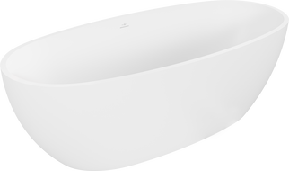 Mexen Torino cadă de baie freestanding din conglomerat 155 x 78 cm, alb mat - 57271557800