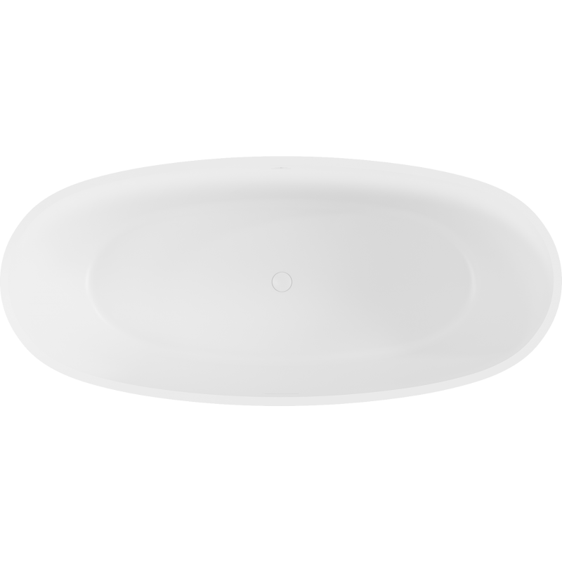 Mexen Torino szabadon álló kád konglomerátból 175 x 78 cm, fehér matt - 57271757800