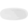 Mexen Torino cadă de sine stătătoare din conglomerat 175 x 78 cm, alb mat - 57271757800