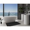 Mexen Torino cadă de sine stătătoare din conglomerat 175 x 78 cm, alb mat - 57271757800